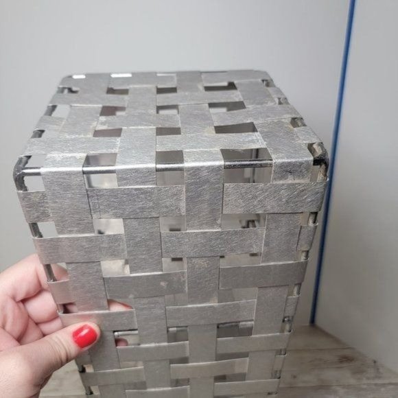 Woven Aluminum Metal Shelf Storage Tabletop Shelves Makeup Crafts16" x 5.5" x 6" - Picture 5 of 5